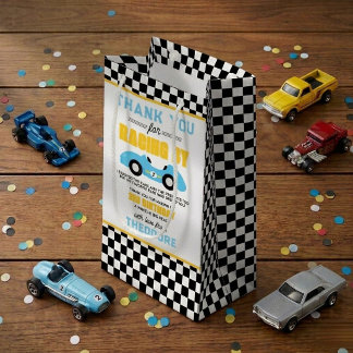 Snel & Drie Raceauto 3e verjaardagsfeestje Klein Cadeauzakje