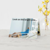 snel een kaart voor gebroken bot (Gele Bloem)