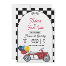 Snel één raceauto - Uitnodiging