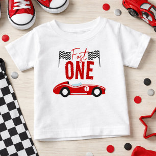 Snel één raceautoboy 1e verjaardagsfeestje
