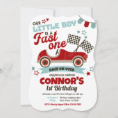 Snel één, Racing 1e verjaardag Kaart (Voorkant)