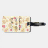 Snel eten bagagelabel (Achterkant horizontaal)