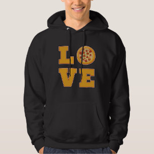 Snel eten Birger Kaas Funny Pizza Eat Gift Idee Hoodie
