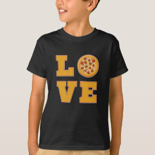 Snel eten Birger Kaas Funny Pizza Eat Gift Idee T-shirt