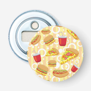 Snel eten button flesopener