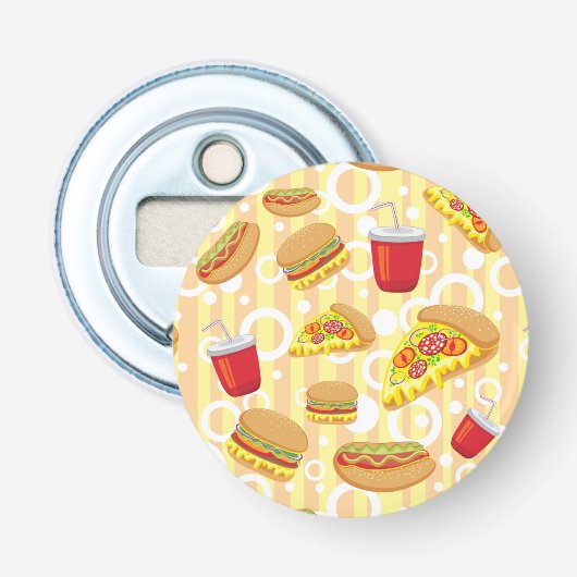 Snel eten button flesopener (Voorkant)