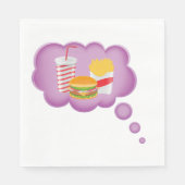 Snel eten dromen servet (Voorkant)