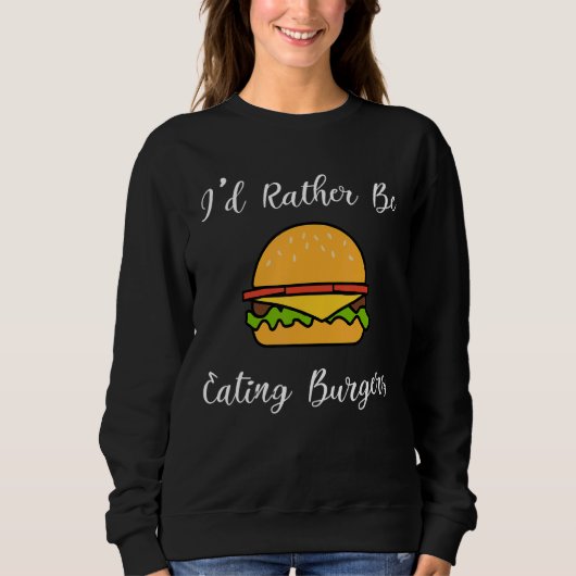 Snel eten Hamburger Chef Trui (Voorkant)