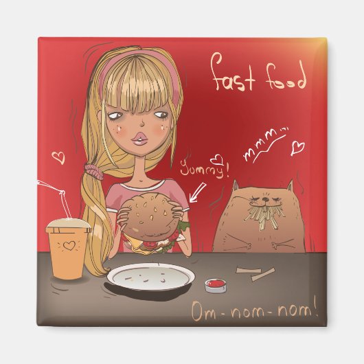 Snel eten magneet (Voorkant)