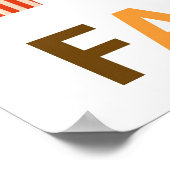 Snel eten poster (Hoek)