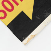 Snel eten restaurants en diners retro borden colle fleece deken (Hoek)