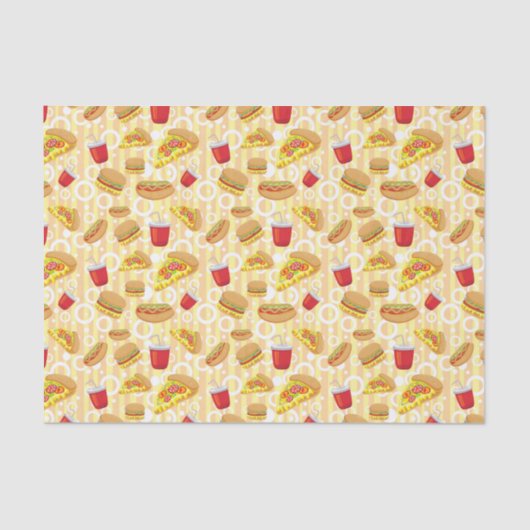 Snel eten tissuepapier (Voorkant)