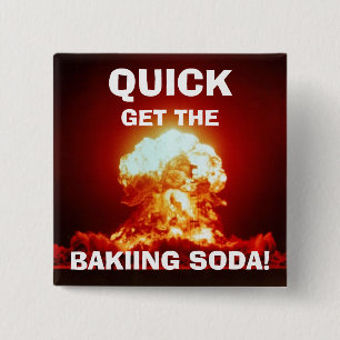 Snel, haal de BKING SODA! Vierkante Button 5,1 Cm