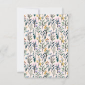 Snel handgeschreven script bericht esthetisch bedankkaart (Achterkant)