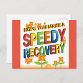 Snel herstel briefkaart (Voorkant / Achterkant)