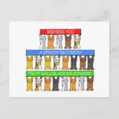 Snel herstel na galblaasoperatie briefkaart (Voorkant)