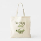 Snel hoop ik op sympathie tote bag (Achterkant)