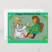 Snel huwelijk, Happy St Patricks Day Briefkaart (Voorkant / Achterkant)