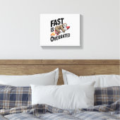 Snel is overrated Sloth Rocket Canvas Afdruk (Insitu (Slaapkamer))