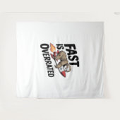 Snel is overrated Sloth Rocket Wandkleed (Voorkant (horizontaal))