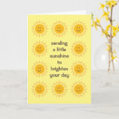 Snel Kaart stimuleren (Gele Bloem)