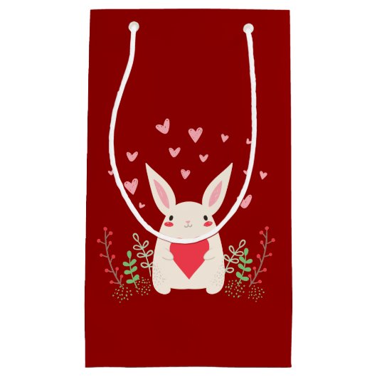 Snel Kawaii Bunny-liefhebbend Klein Cadeauzakje (Voorkant)