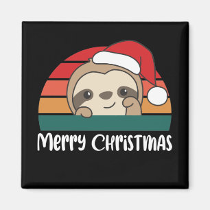 Snel kerstcadeau voor prettige kerstrecro magneet