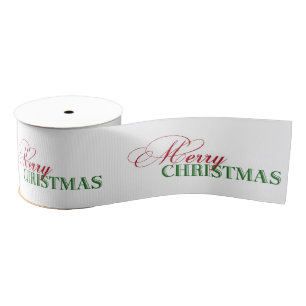 Snel kerstcadeaubon grosgrain lint