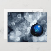 Snel kerstfeest feestdagenkaart (Voorkant / Achterkant)