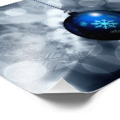 Snel kerstfeest foto afdruk (Hoek)