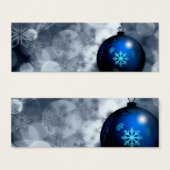 Snel kerstfeest mini visitekaartjes (Voorkant /achterkant)