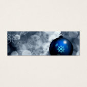 Snel kerstfeest mini visitekaartjes (Voorkant)