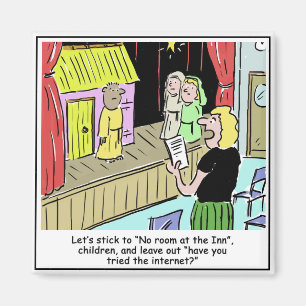 Snel kerstkinderen en vaderschapsspelen op school magneet