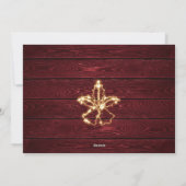 Snel kerstlicht Rustige FOTO-groet Feestdagenkaart (Achterkant)