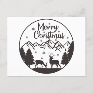 Snel kerstontwerp feestdagenkaart