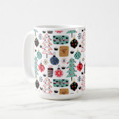 Snel kerstontwerp koffiemok (Voorkant links)