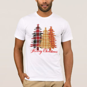 Snel kerstontwerp met naadloze patronen t-shirt