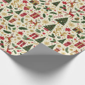 Snel kerstpapier cadeaupapier (Hoek)