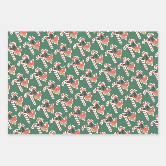 Snel kerstpapier inpakpapier vel (Voorkant)