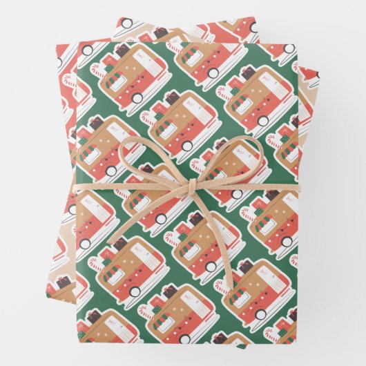 Snel kerstpapier inpakpapier vel (In situ)