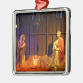 Snel kerstscherm in Washington DC Metalen Ornament (Links)