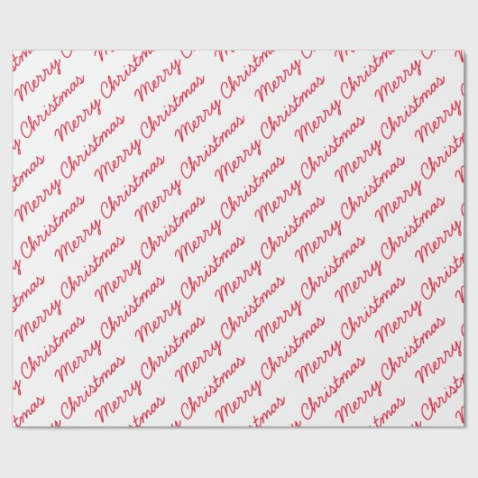 Snel kerstscript cadeaupapier (Vlak)