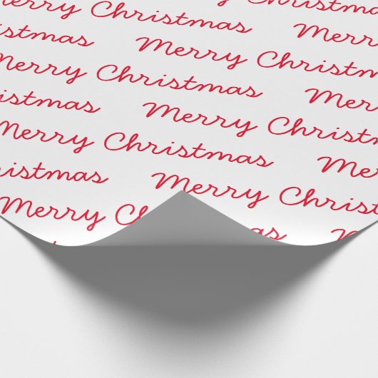 Snel kerstscript cadeaupapier (Hoek)