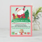 Snel met de kerstman kaart (Staand voorkant)