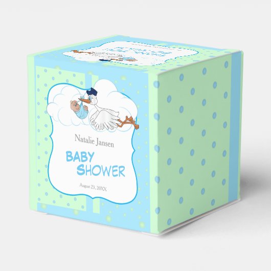 Snel met een kleine kleine babyjongen - Dank je Bedankdoosjes (Achterkant)