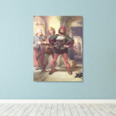 Snel, Nym en Bardolph Canvas Afdruk (Insitu (Houten vloer))