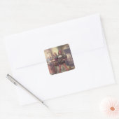 Snel, Nym en Bardolph Vierkante Sticker (Envelop)