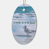 Snel op de Shore Keramisch Ornament (Links)