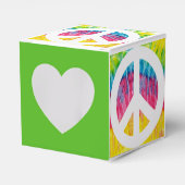 Snel peuterbord voor hippy bedankdoosjes (Voorkant Zijde)