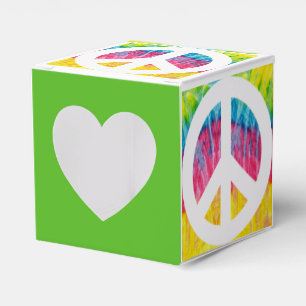 Snel peuterbord voor hippy bedankdoosjes